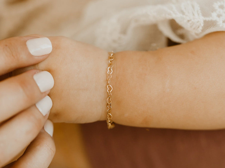 Mommy & Me Golden Love Bracelet - 14K Gold Filled