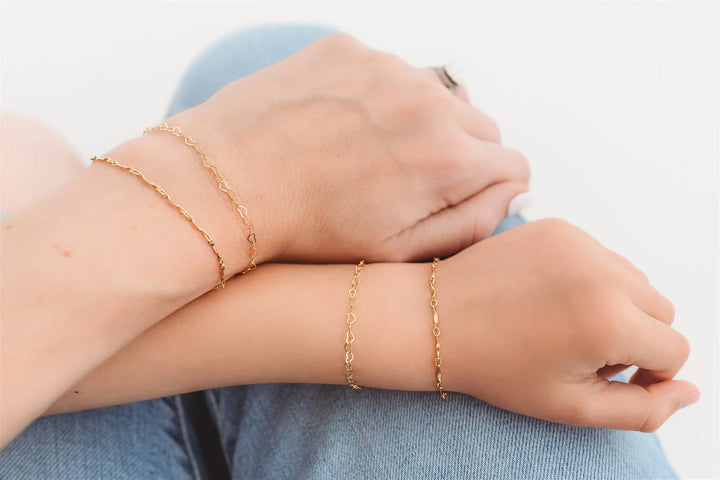 Mommy & Me Golden Love Bracelet - 14K Gold Filled