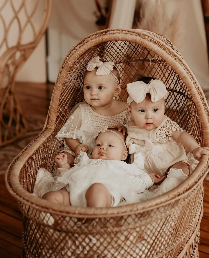 Harlow Headband in Beige