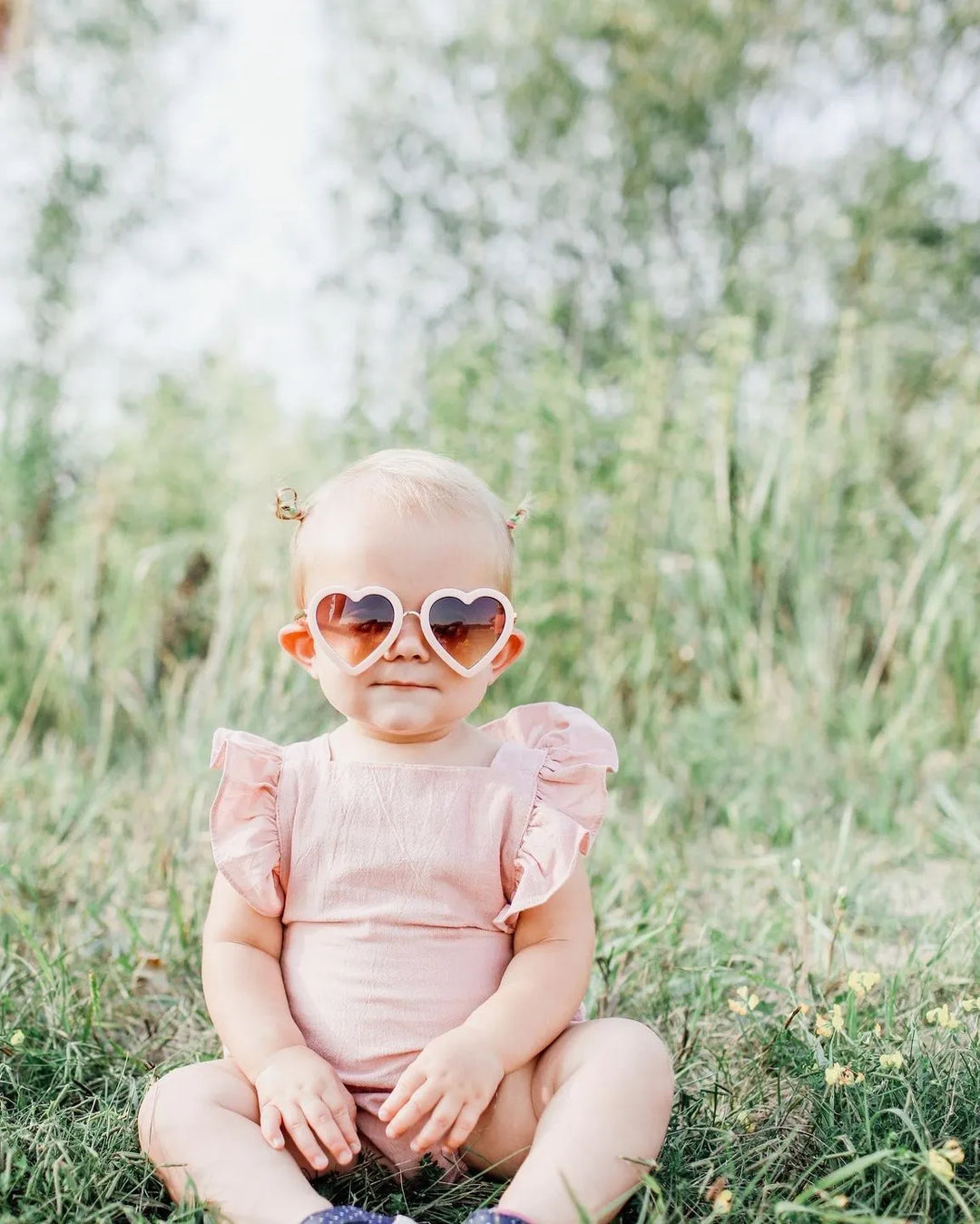 Evelyn Romper in Blush Pink