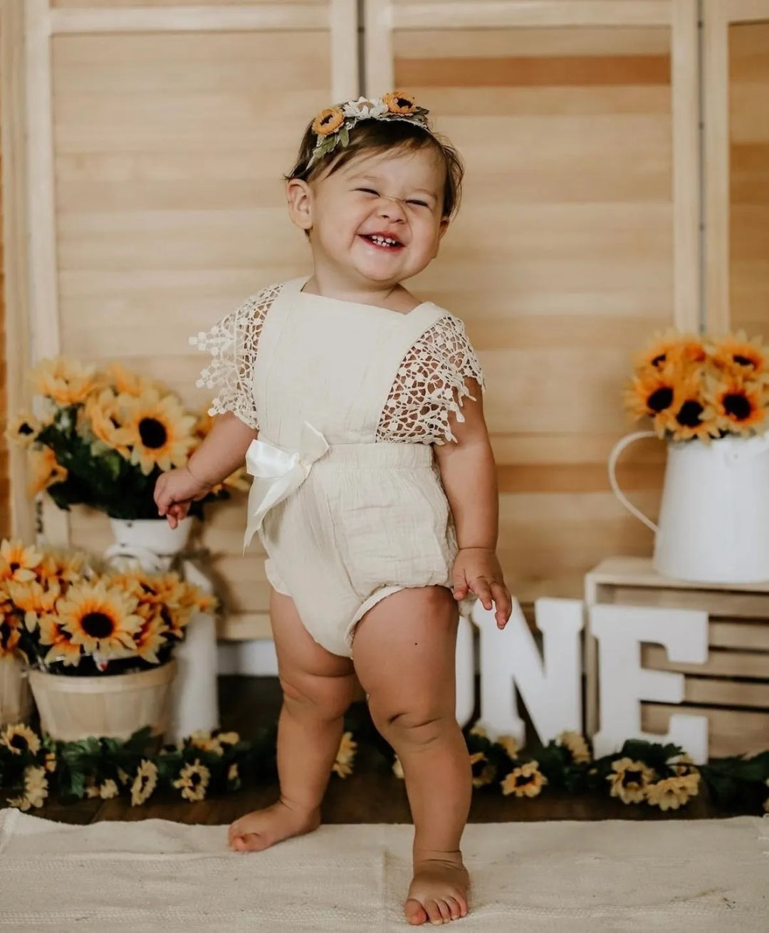 Jami Romper in Cream | Reverie Threads Jami Romper in Cream | Reverie Threads