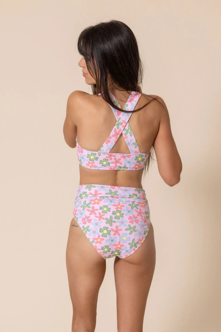 Women's Basic Bikini | Colorful Floral