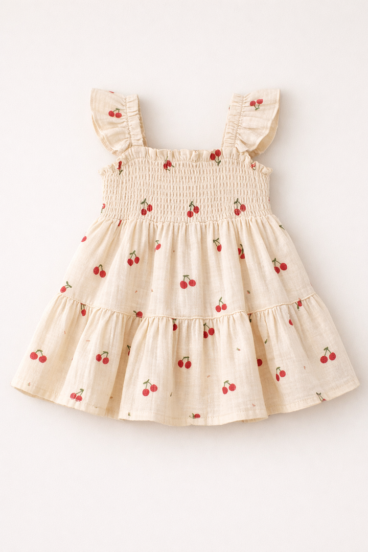 Cherry Darling Tiered Dress