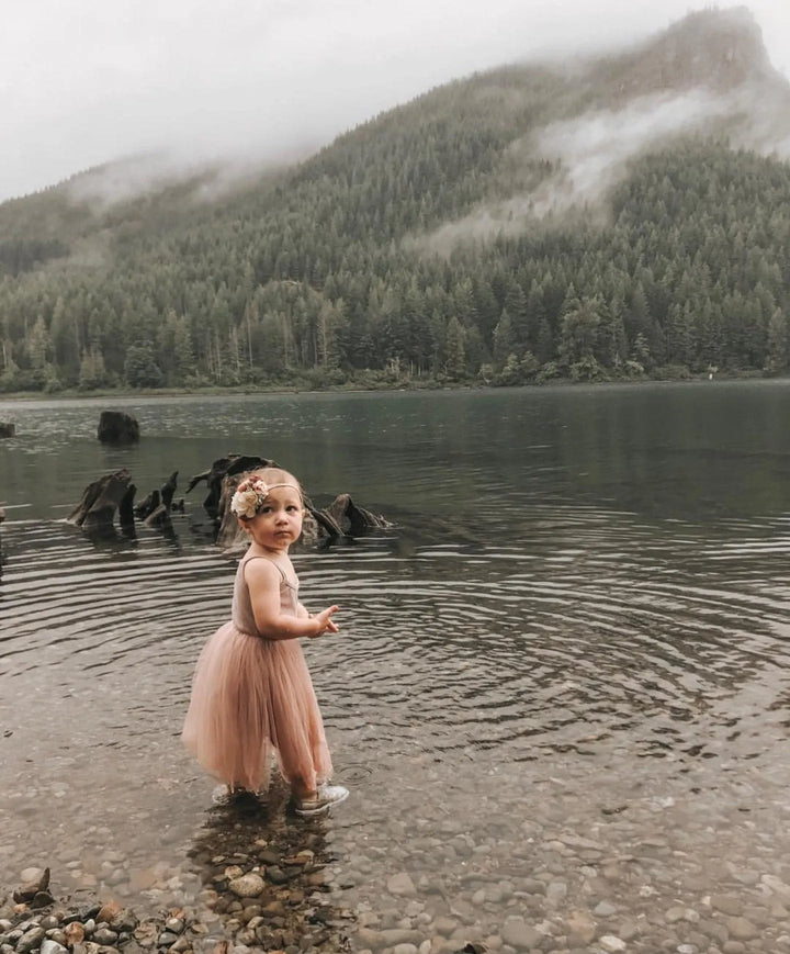 Ballerina Dress in Mauve