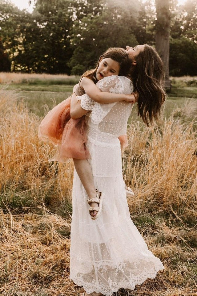 Ballerina Dress in Mauve