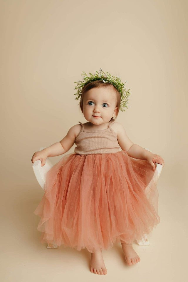 Ballerina Dress in Mauve