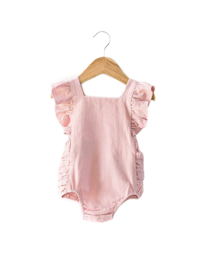 Evelyn Romper in Blush Pink - Reverie Threads