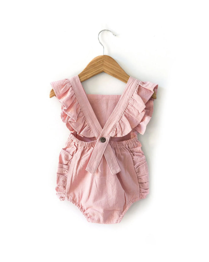 Evelyn Romper in Blush Pink - Reverie Threads