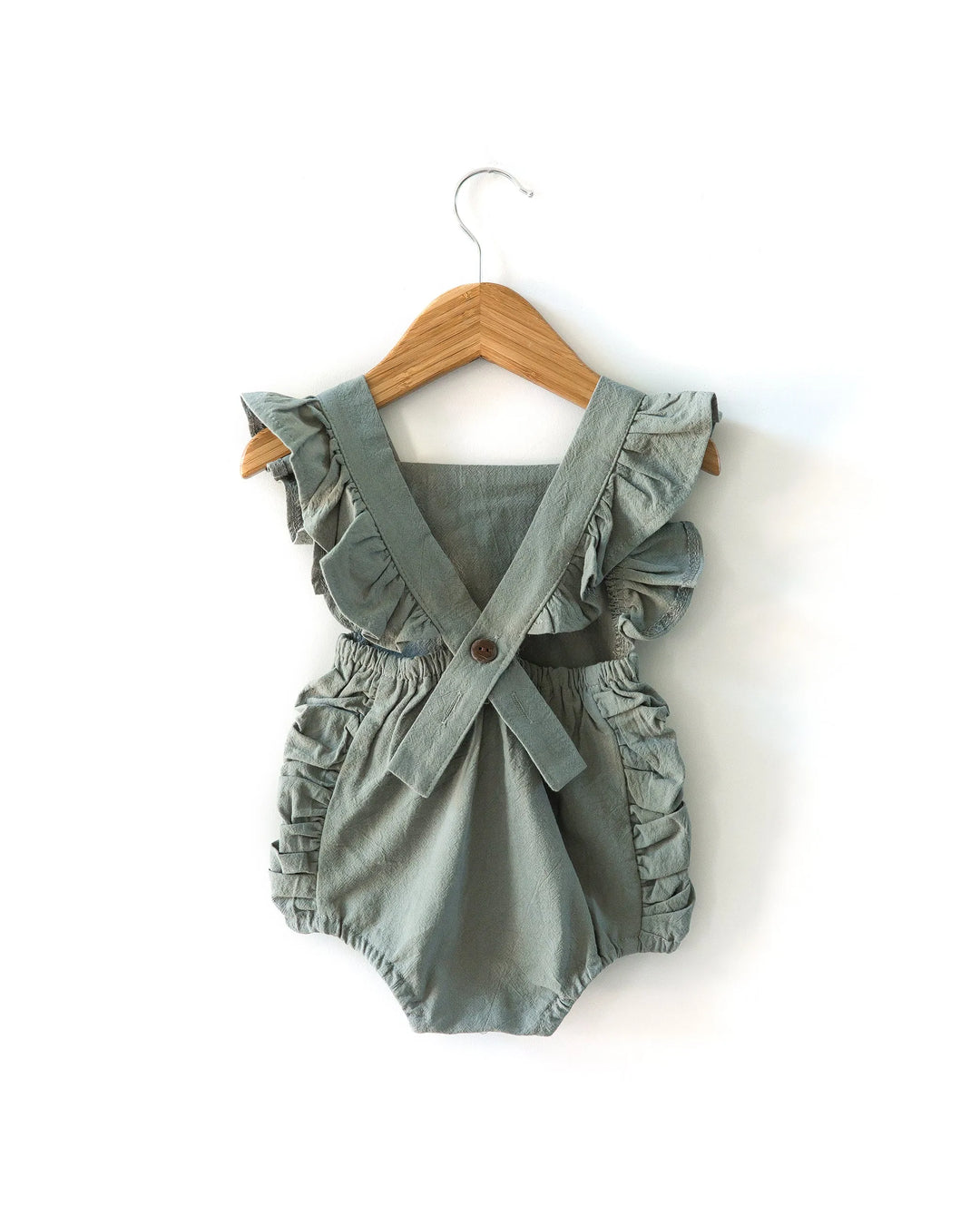 Evelyn Romper in Sage Green - Reverie Threads