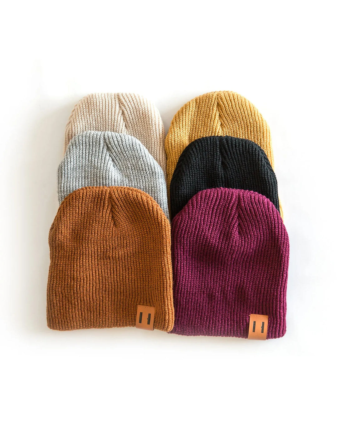 Daddy & Me Dude Beanie in Cognac - Reverie Threads