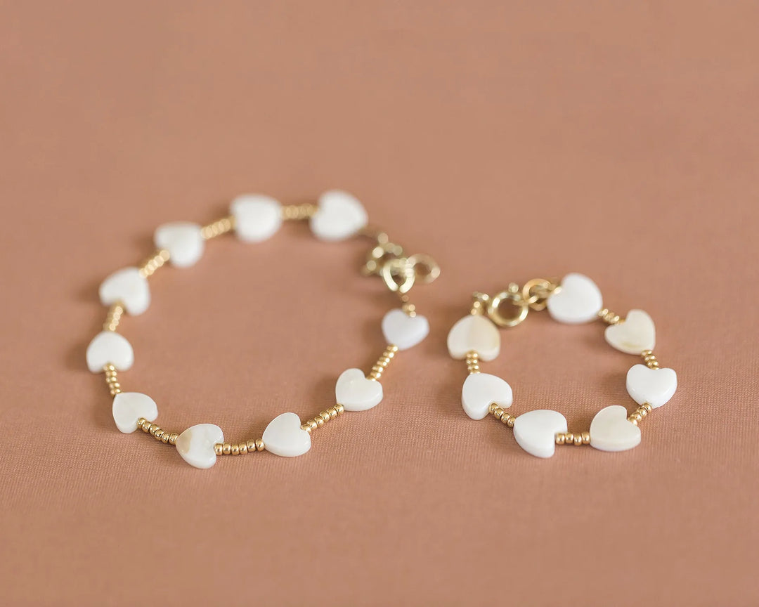 Mama & Me Heart of Gold Bracelet - Reverie Threads