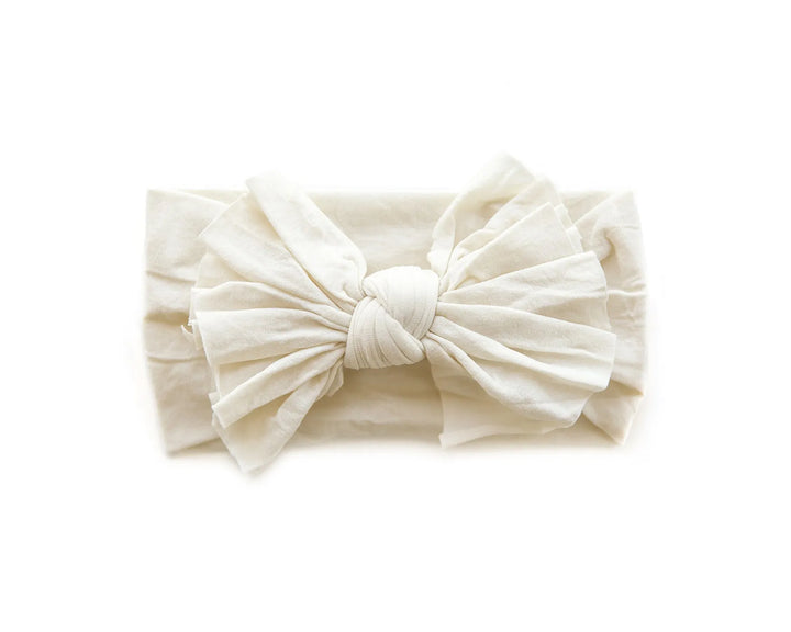 Hot Mess Nylon Headband in Ivory - Reverie Threads