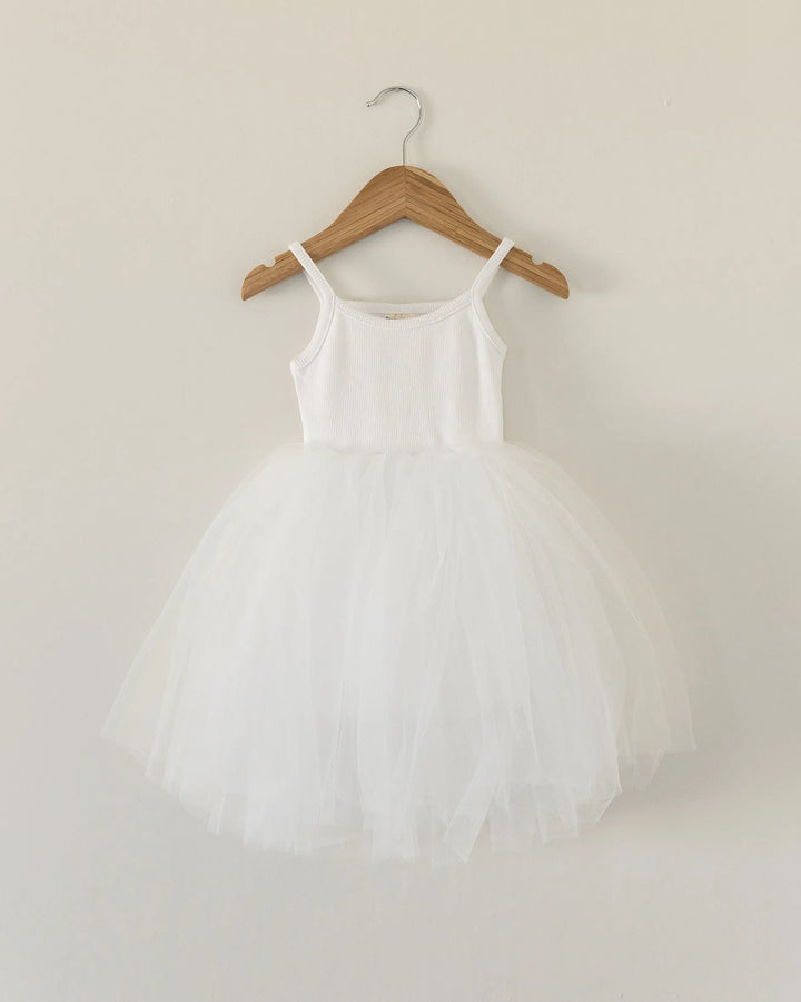 Ballerina Dress in White - Reverie Threads