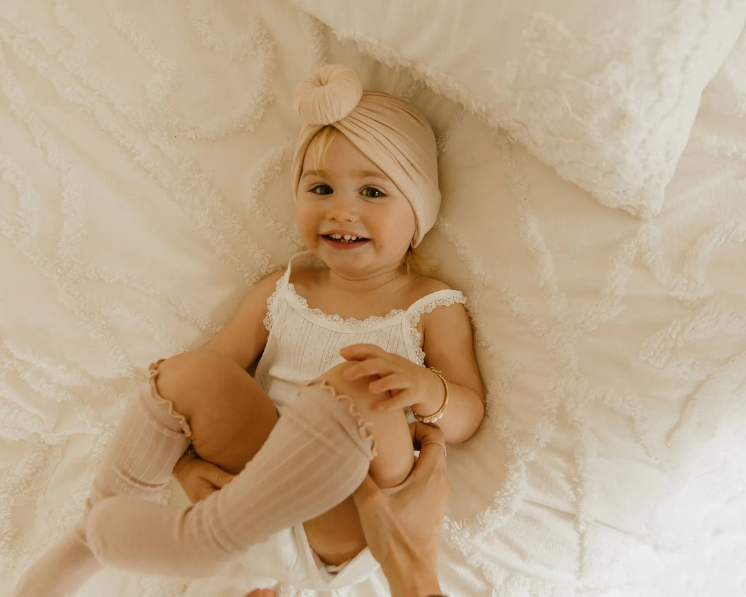 Knot Turban in Cream