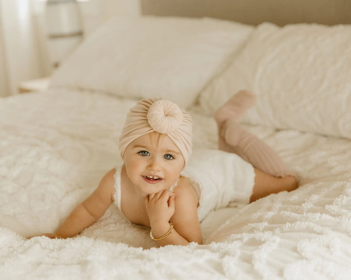 Knot Turban in Cream