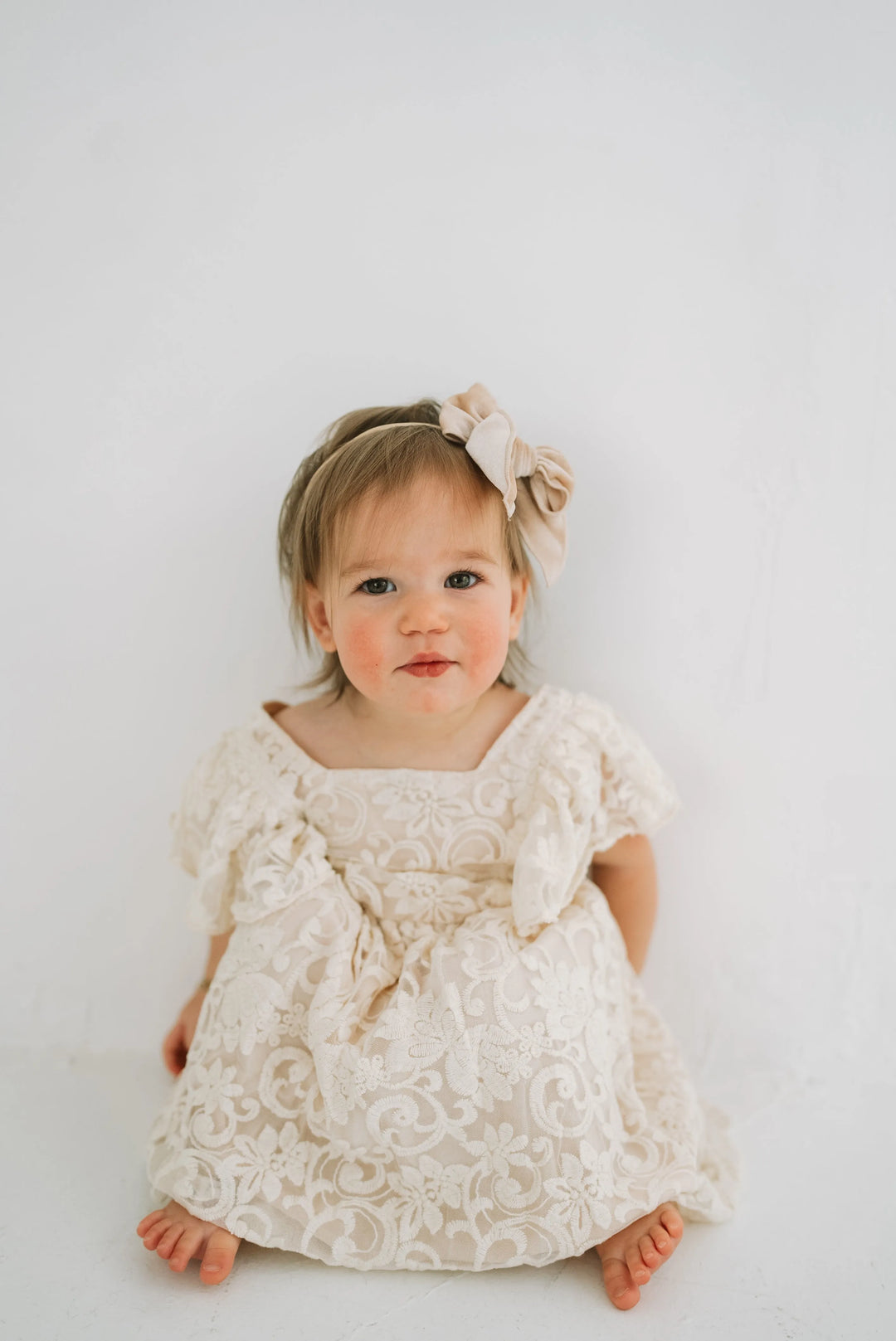 Abigail Headband in Velvet Oatmeal