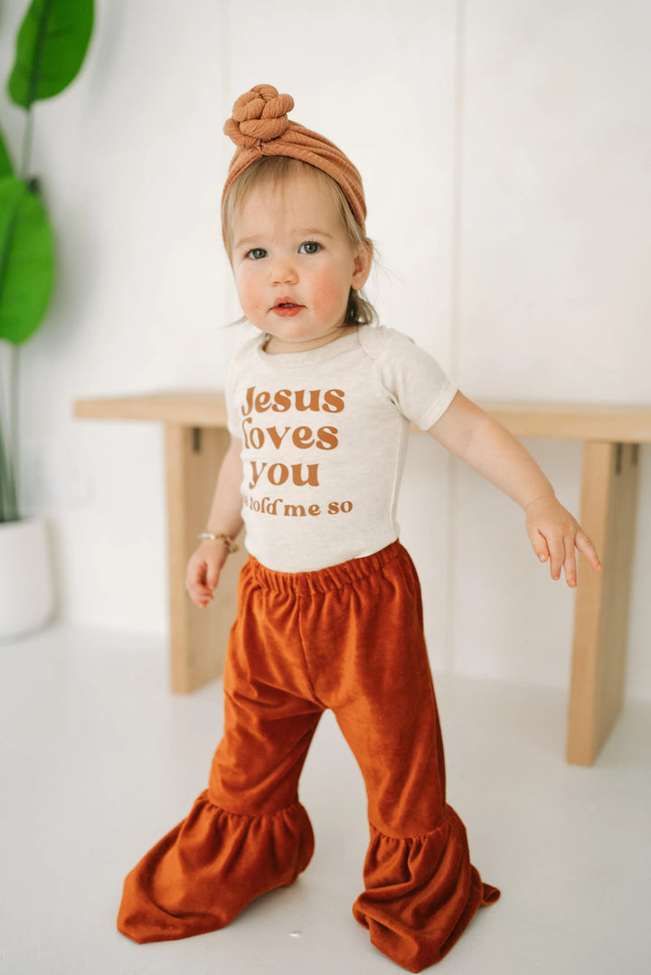 Jesus Loves You Retro Bodysuit or Tee