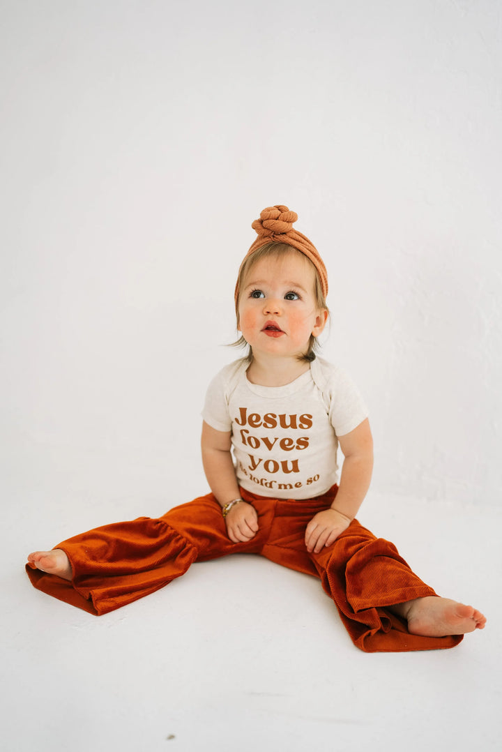 Jesus Loves You Retro Bodysuit or Tee