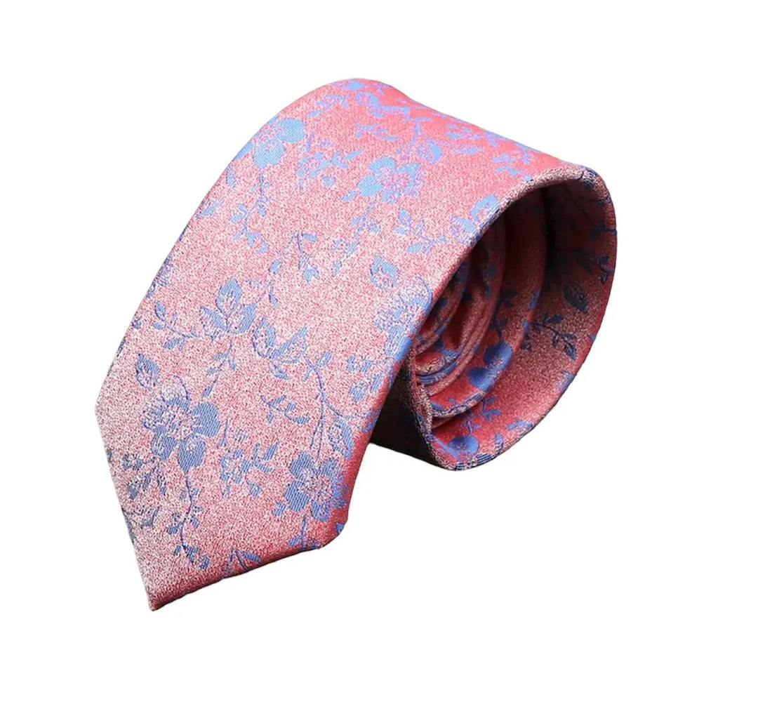 Men's Skinny Tie in Saphire Glam