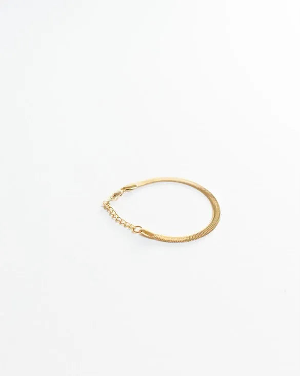 14K Gold Filled Herringbone Bracelet for Mommy & Me