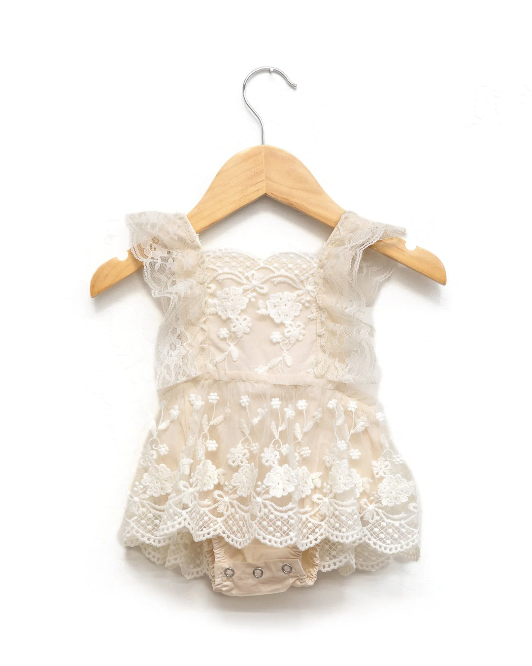 Everly Lace Romper in Ivory | Reverie Threads Everly Lace Romper in Ivory | Reverie Threads