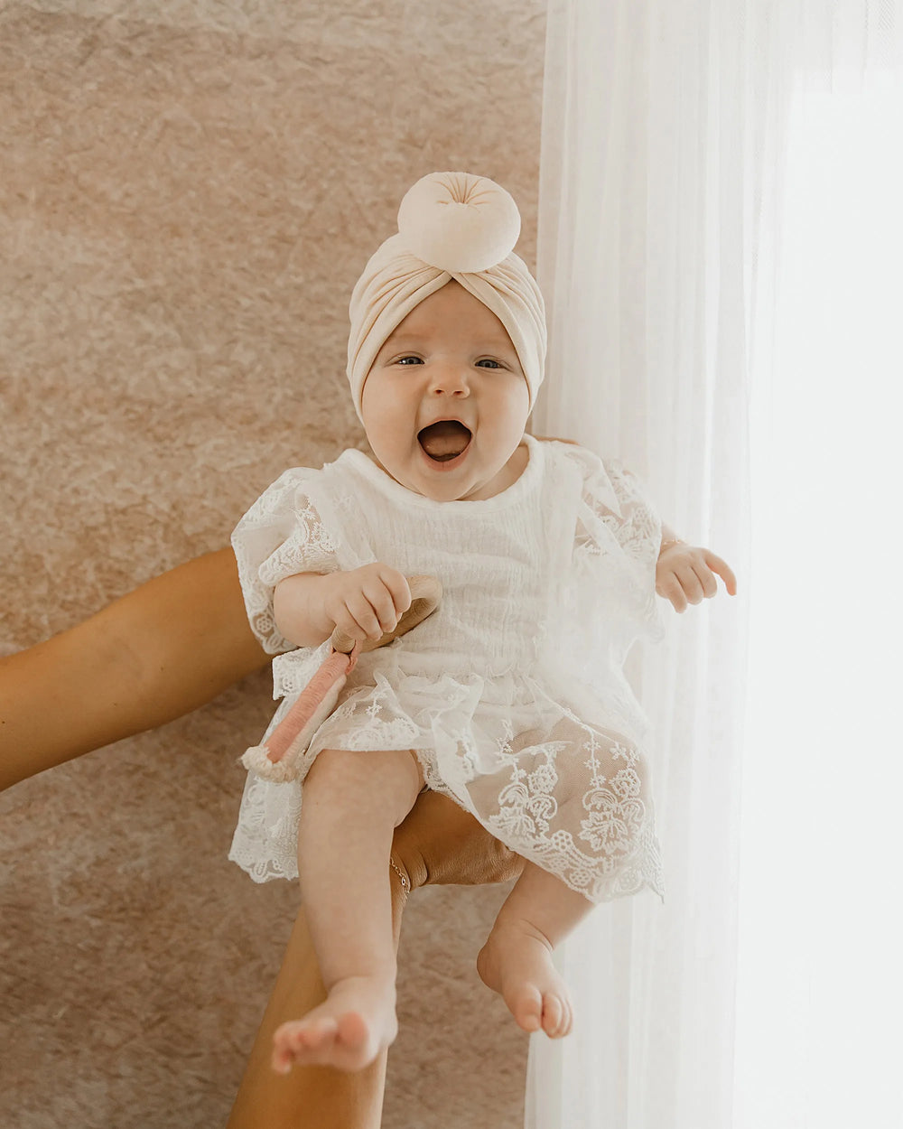 Evangeline Lace Romper in White