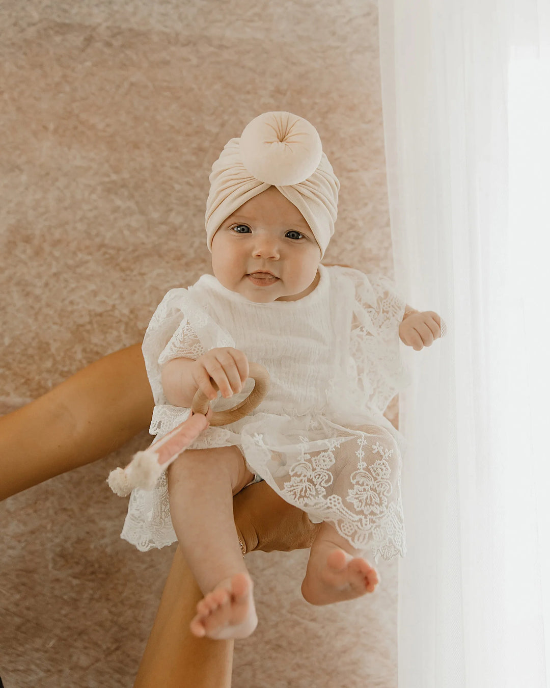 Evangeline Lace Romper in White