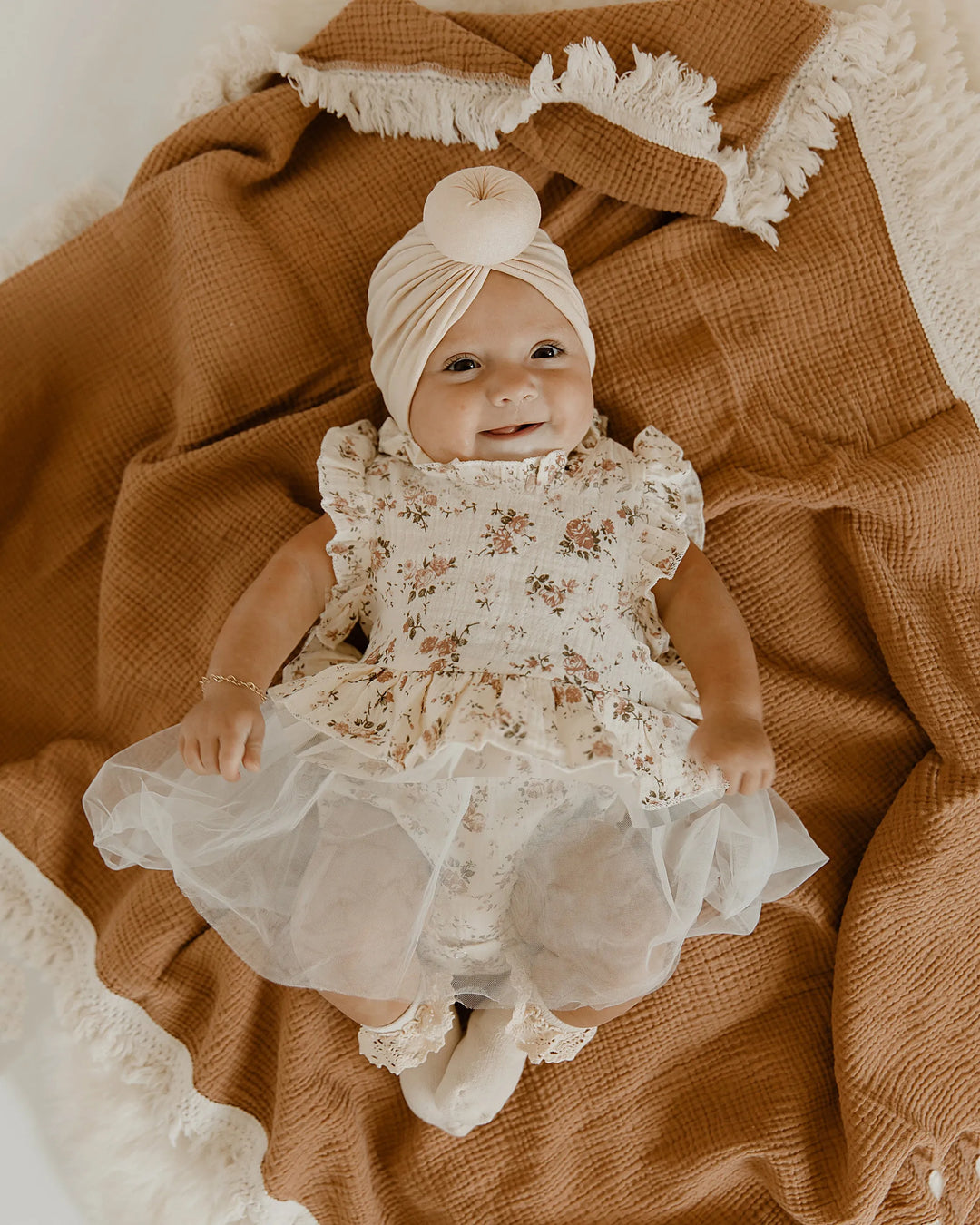 Knot Turban in Cream