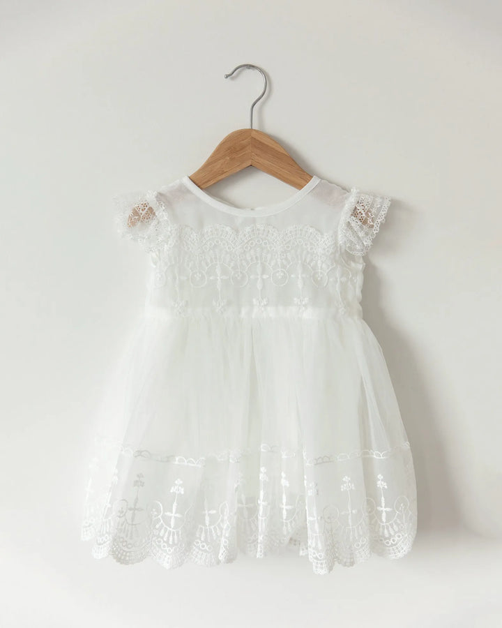 Magnolia Baptism Blessing Dress & Bonnet