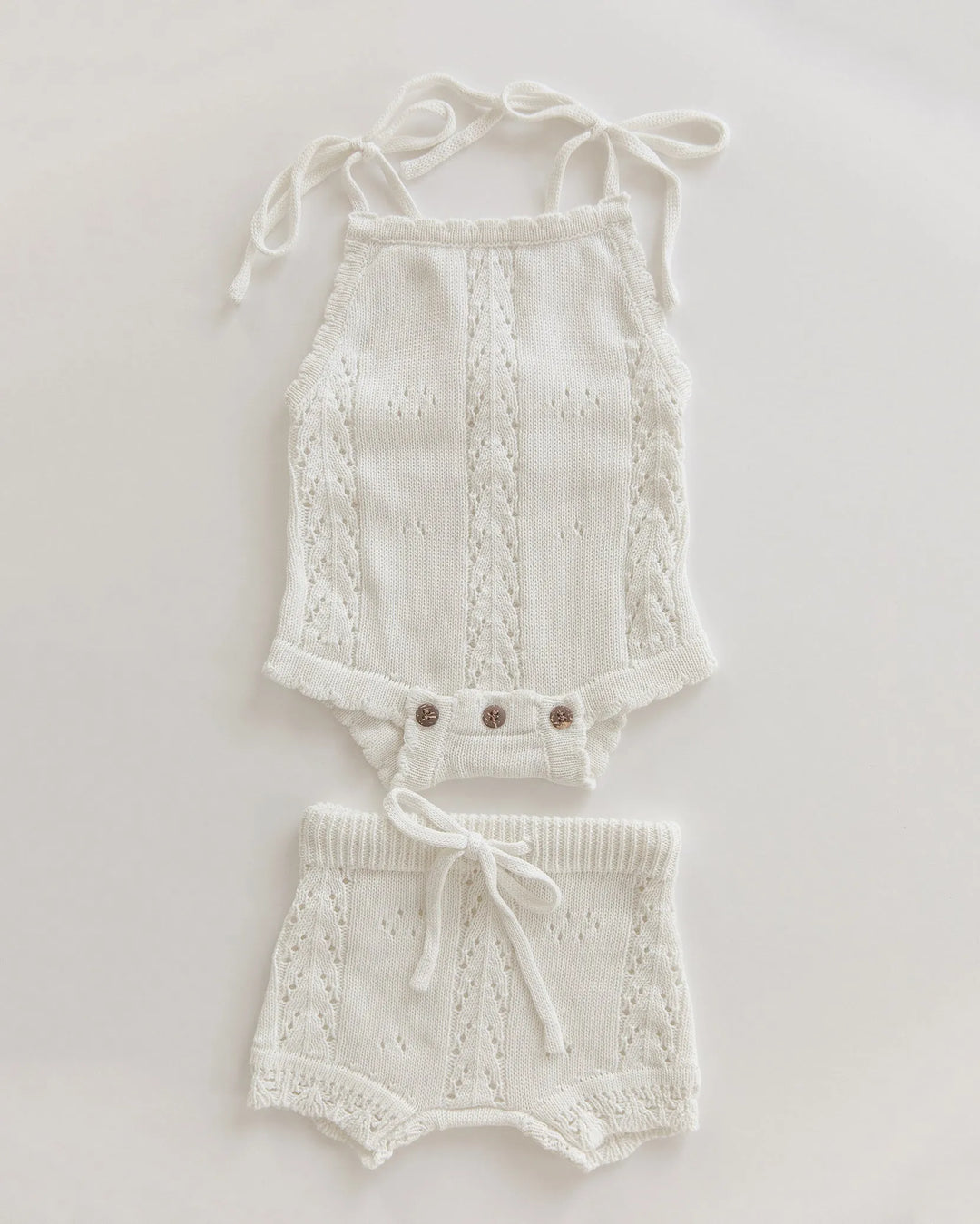 Brynn Knitted Outfit in White