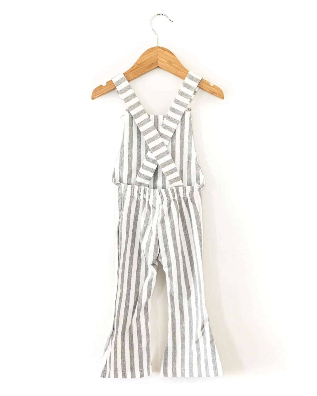 Hippie Vibes Jumpsuit in Gray Stripes