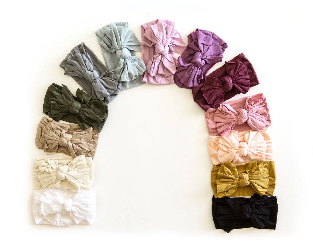 Hot Mess Nylon Headband in White - Reverie Threads