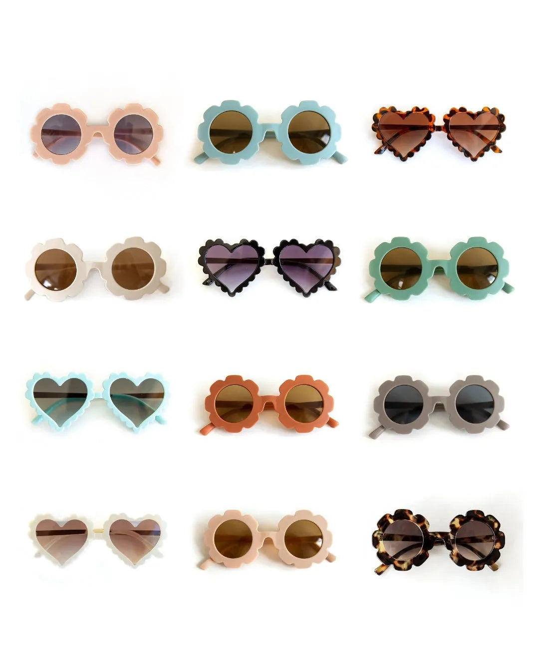 Flower Sunnies in Brown