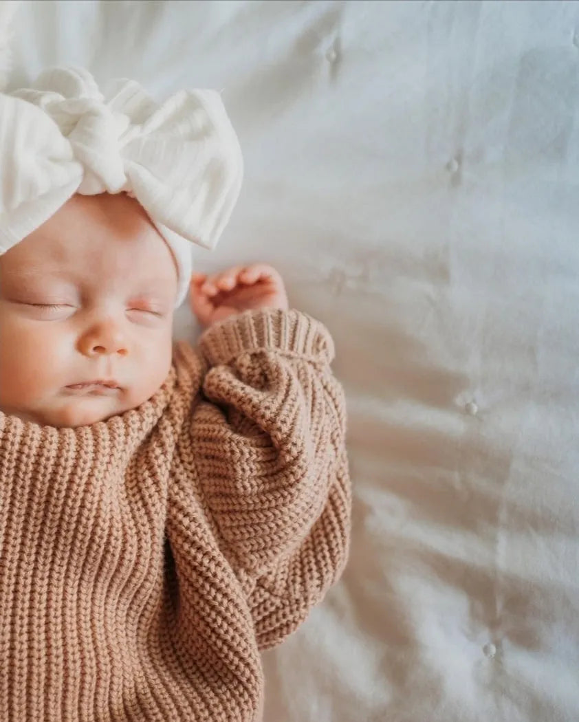 Tansy Knit Sweater in Brown