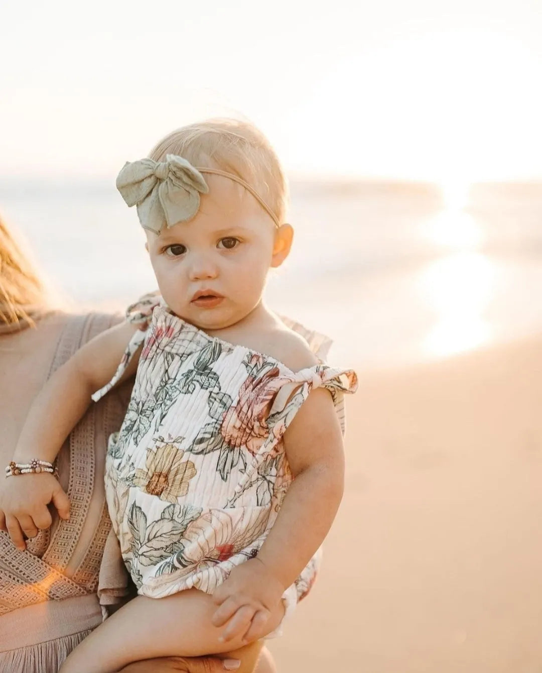 Ruby Ribbed Romper in Spring Floral