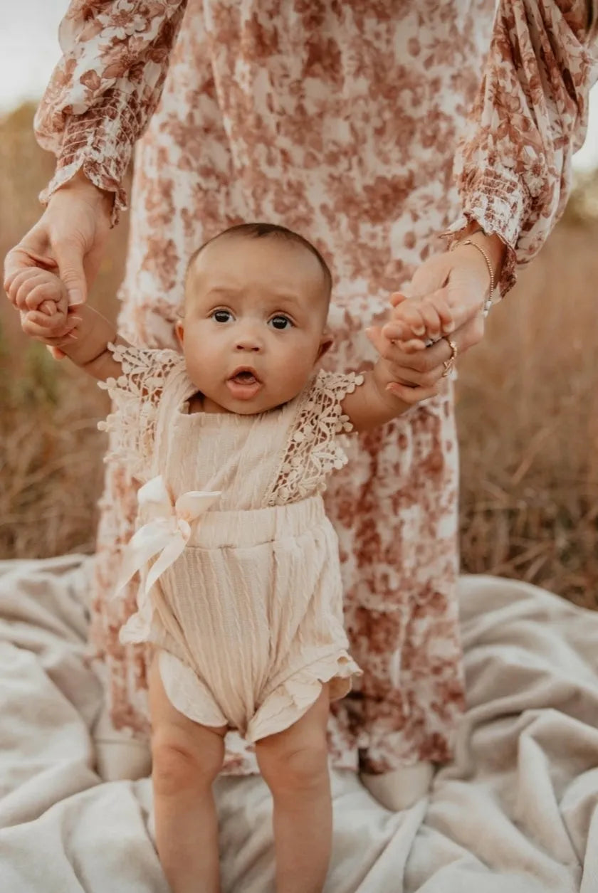 Luxe Romper in Natural