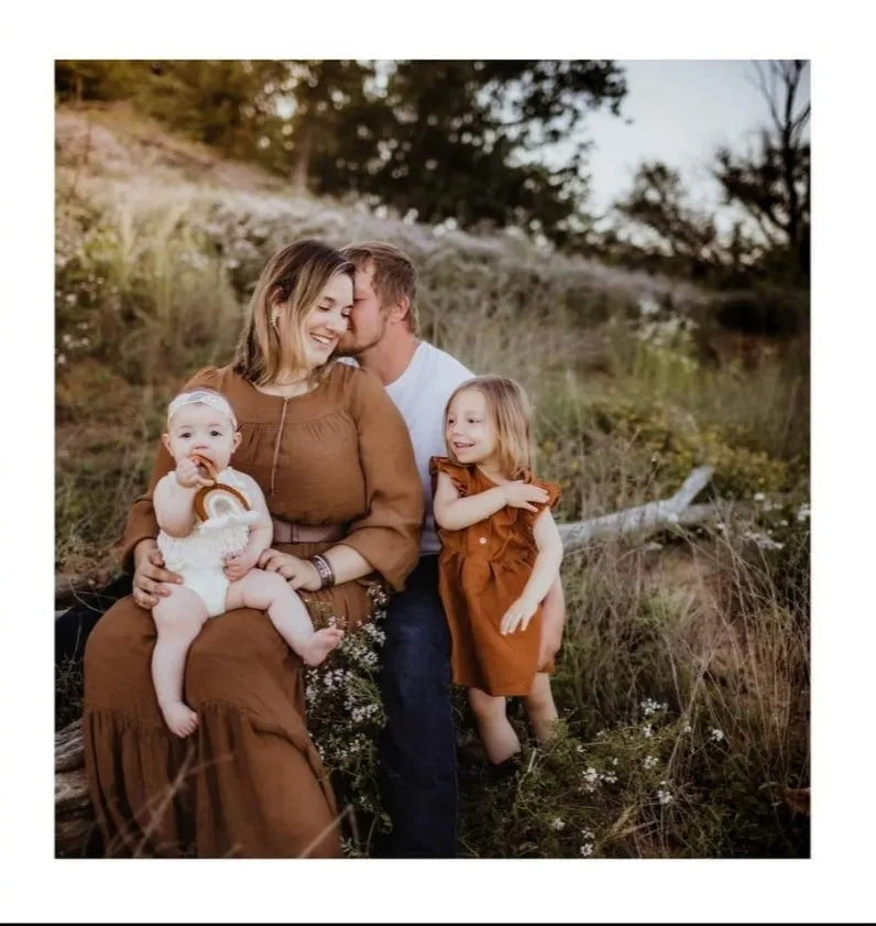 Serenity Corduroy Dress in Rust