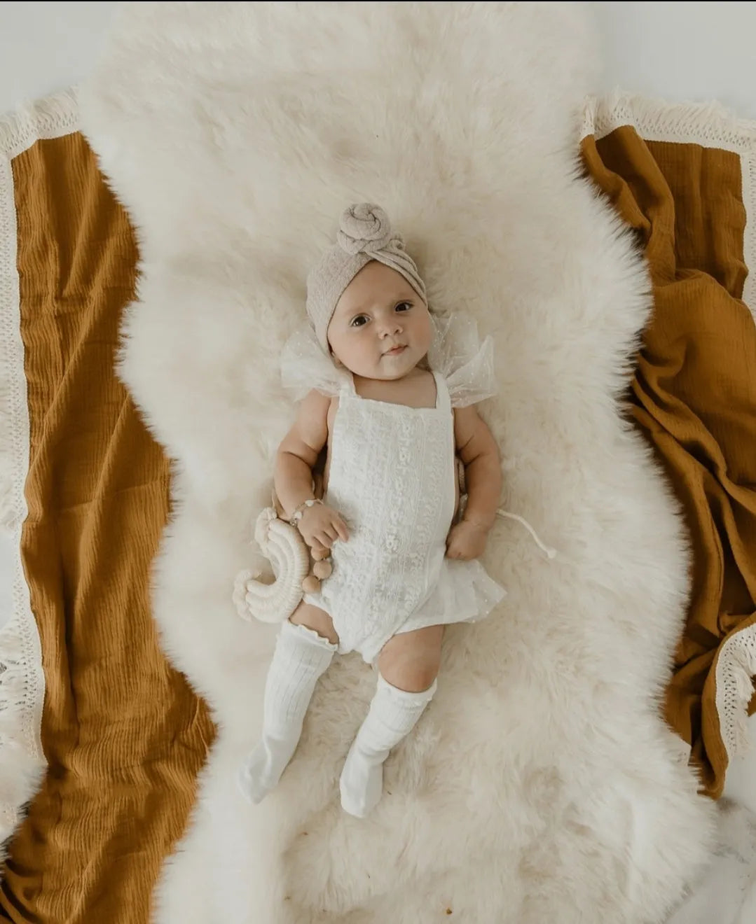 Little Knots Turban in Oatmeal