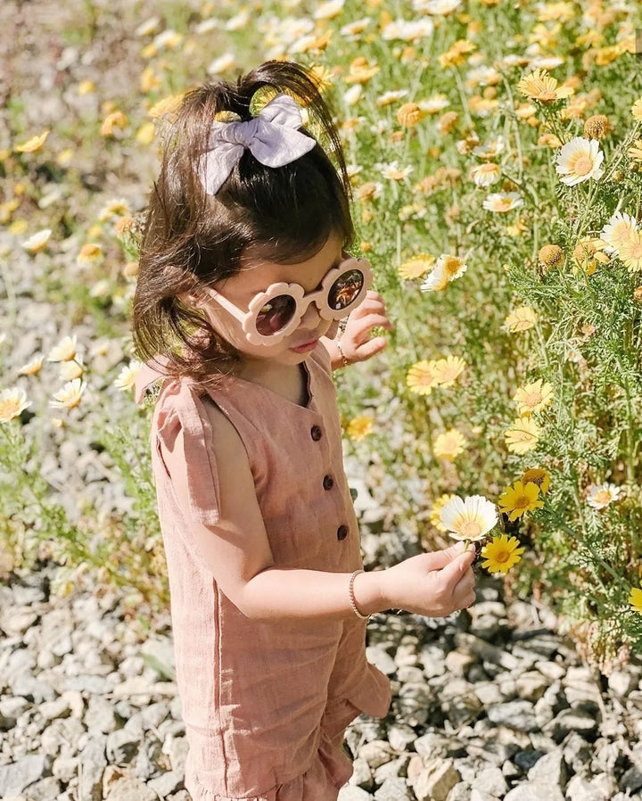 Flower Sunnies in Peachy Pink