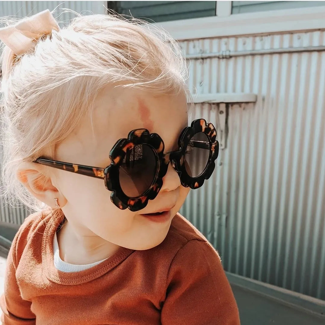 Flower Sunnies in Brown