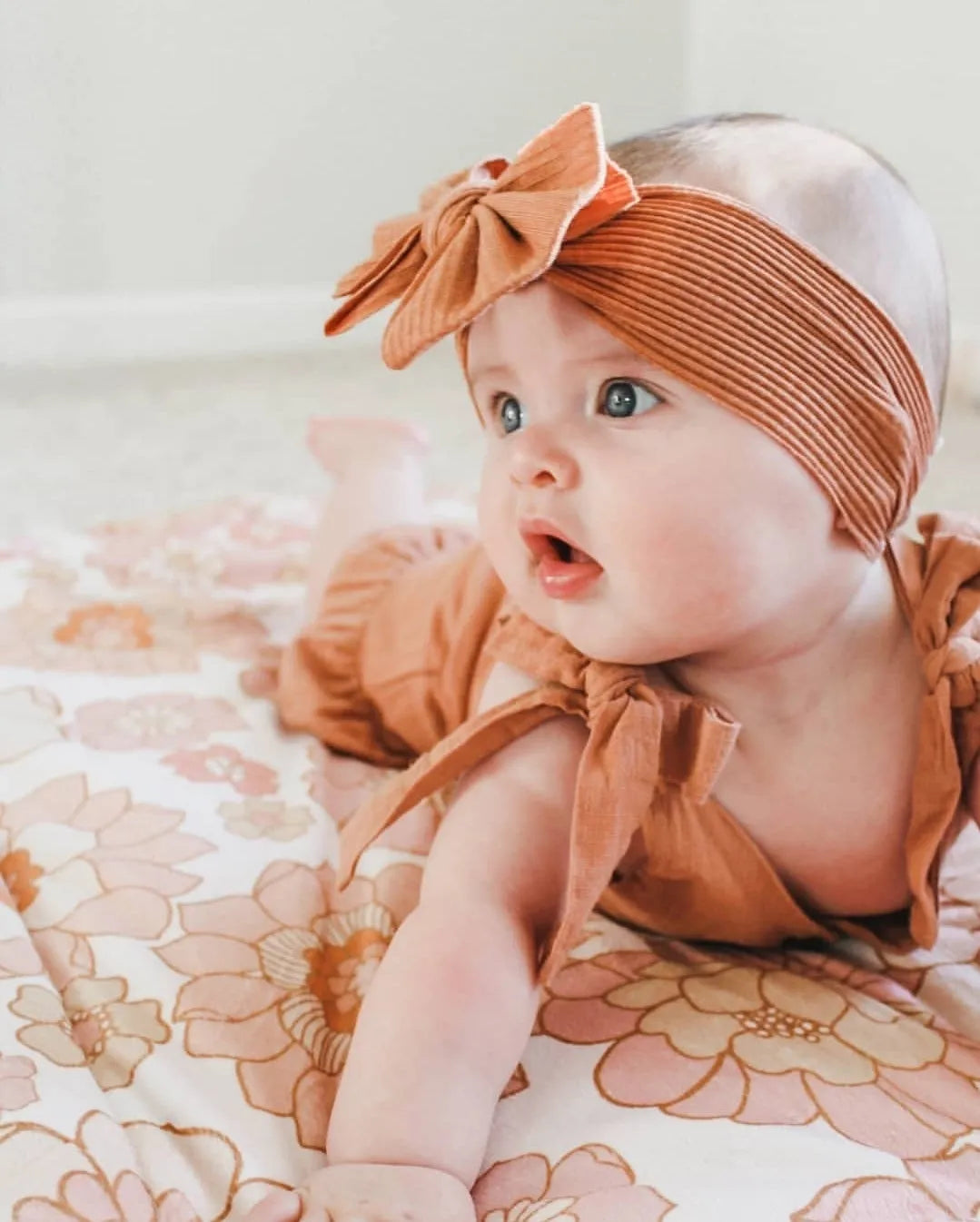 Jules Romper in Earthy Orange