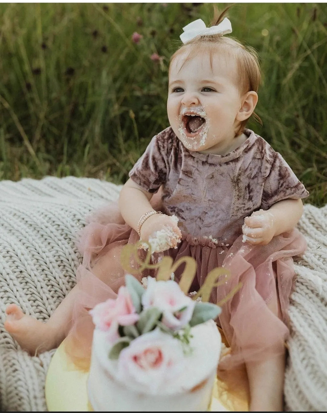 Velvet Tutu Dress in Mauve