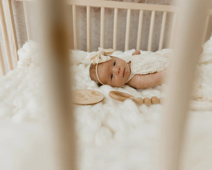 Harlow Headband in Beige