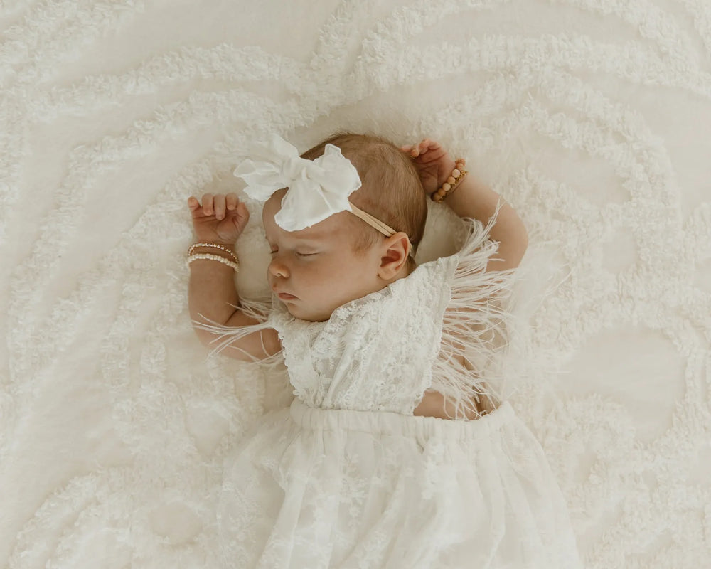 Harlow Headband in White