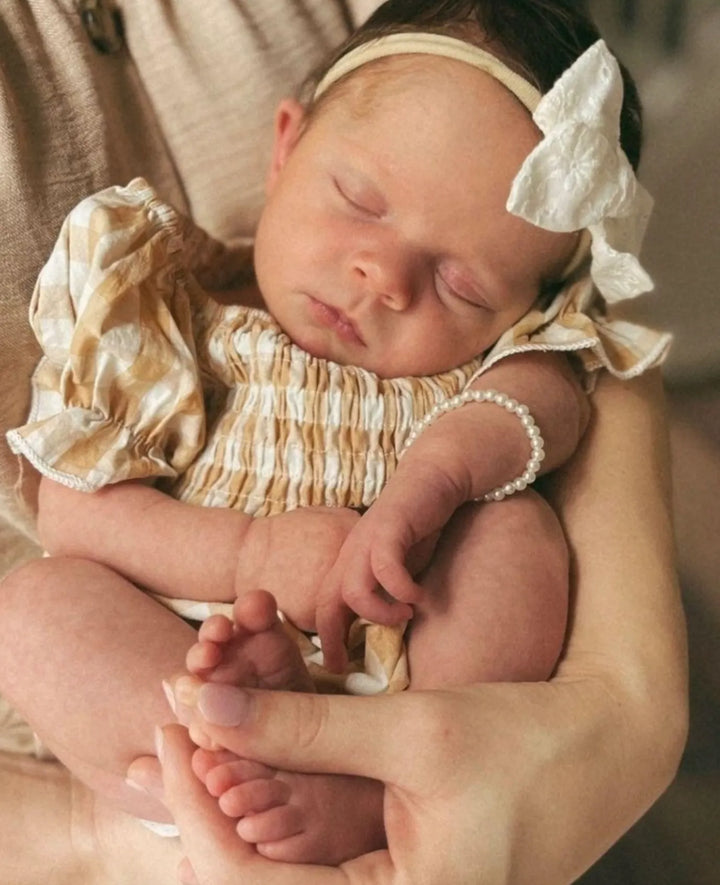 Greta Romper in Buffalo Beige