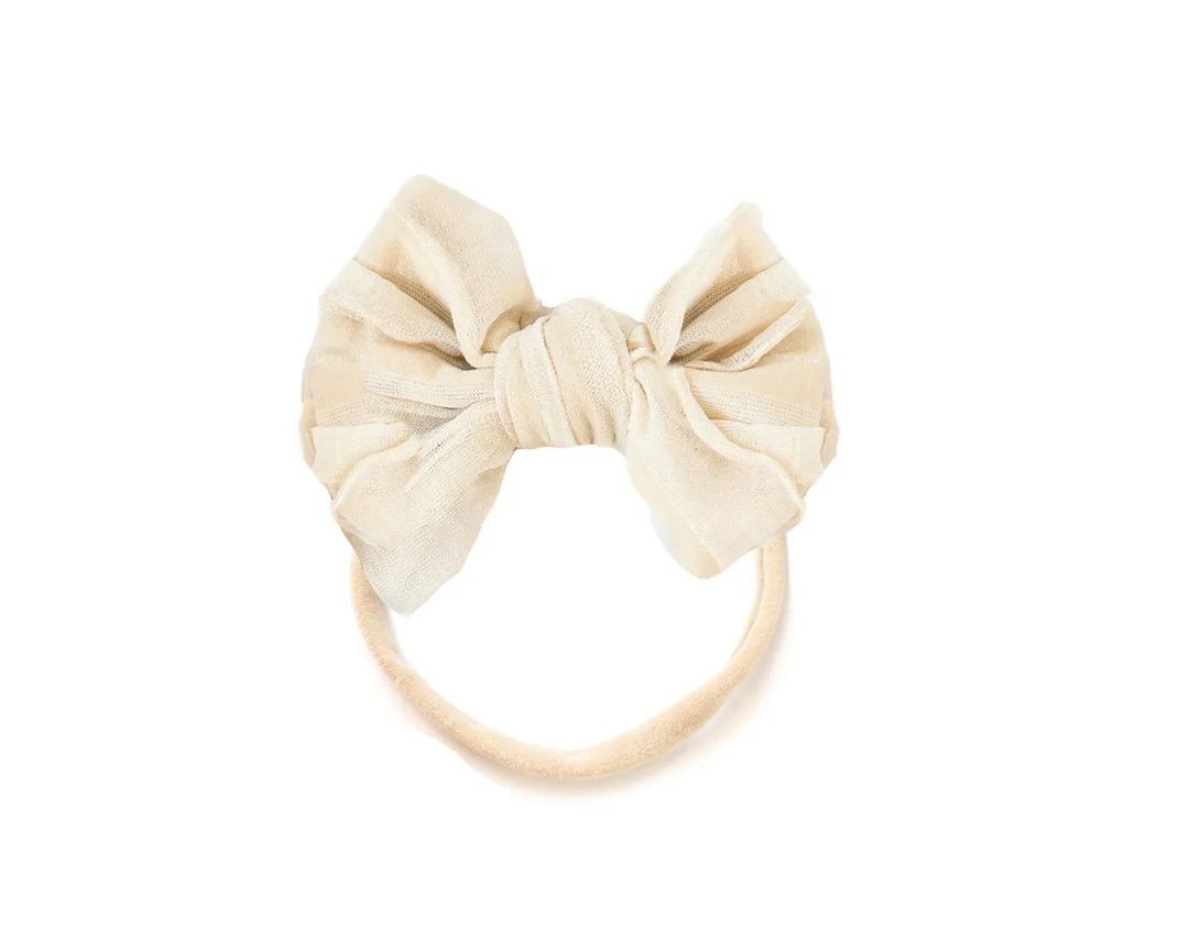 Harlow Headband in Beige