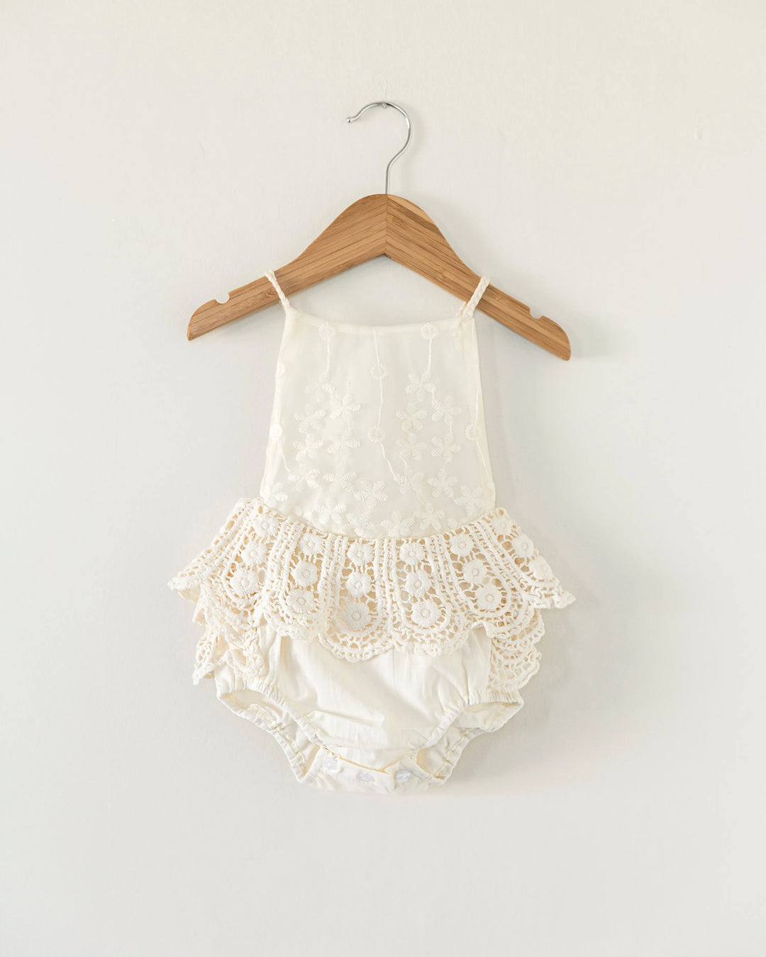 Crochet Boho Romper | Reverie Threads 6-12 Months Crochet Boho Romper | Reverie Threads 6-12 Months