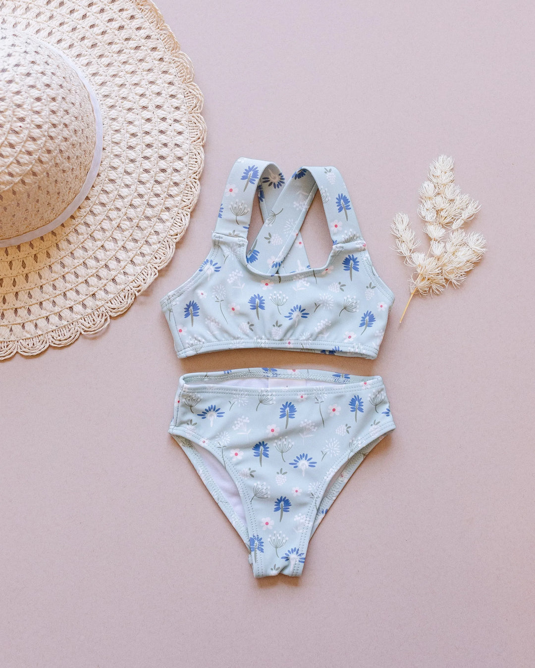 Cross Back Bikini | Flower Field