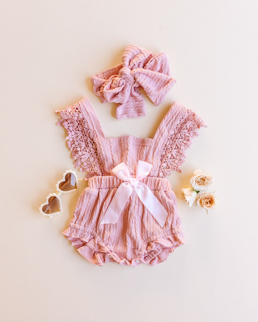 Luxe Romper in Pink