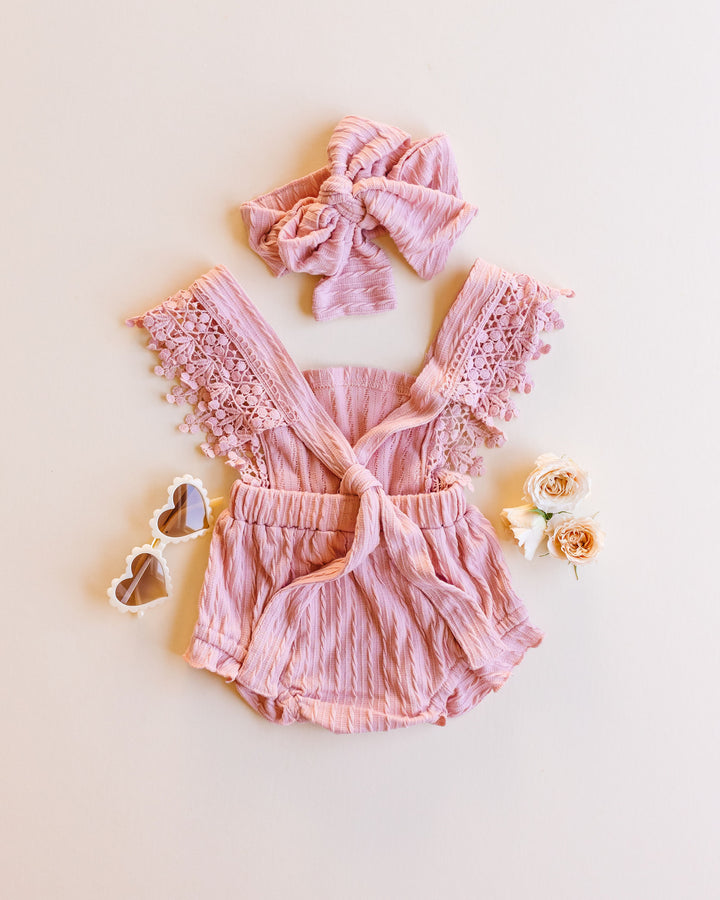 Luxe Romper in Pink